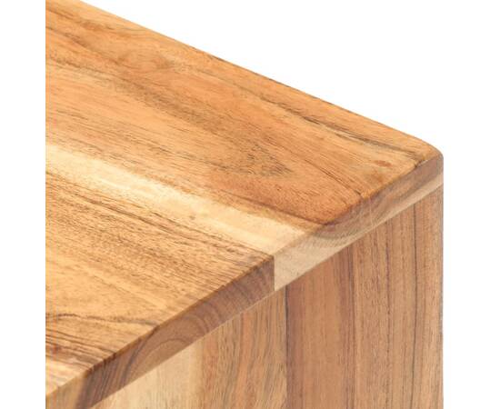 Noptieră, 40x30x50 cm, lemn masiv de acacia, 6 image