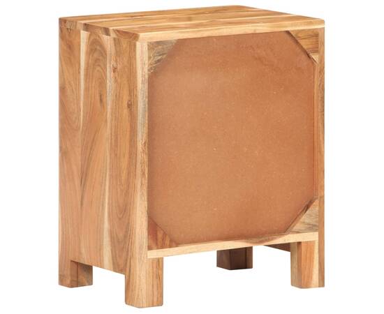 Noptieră, 40x30x50 cm, lemn masiv de acacia, 5 image