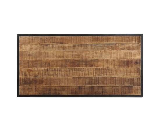 Masă de bucătărie, 120 cm, lemn de mango nefinisat, 4 image