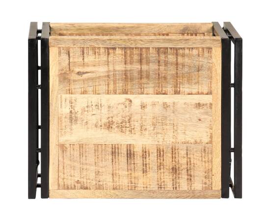Masă laterală, 40 x 30 x 40 cm, lemn de mango nefinisat, 3 image