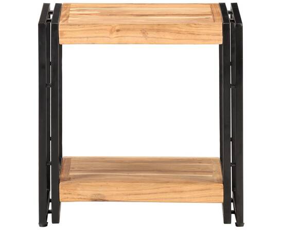 Masă laterală, 40 x 30 x 40 cm, lemn masiv de acacia, 2 image