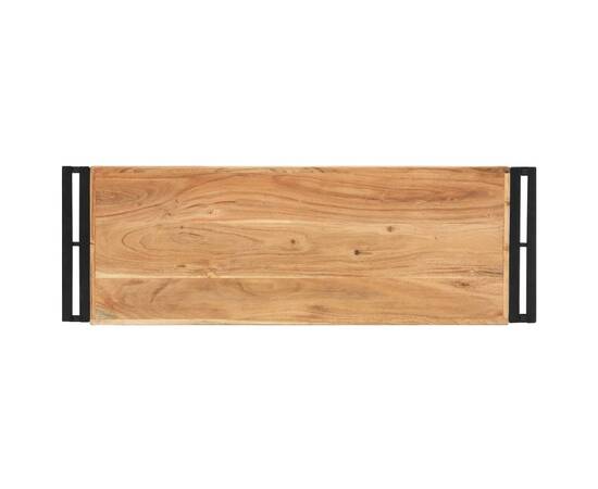 Masă consolă, 90x30x75 cm, lemn masiv de acacia, 3 image