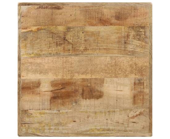 Masă de bistro, 60 x 60 x 77 cm, lemn de mango brut, 2 image