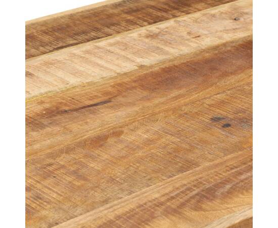 Masă de bucătărie, 200x100x75 cm, lemn masiv mango nefinisat, 6 image