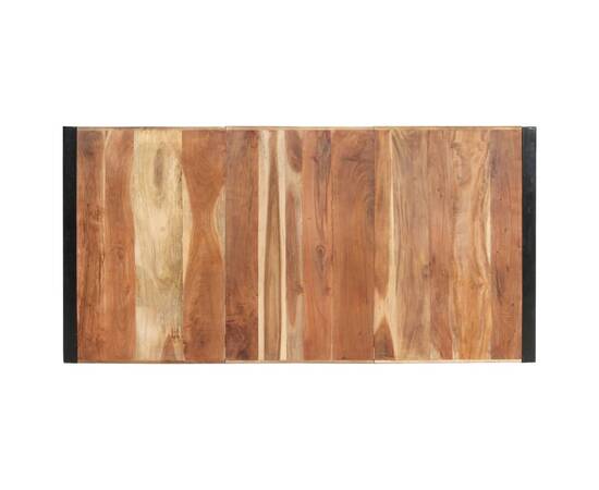 Masă de bucătărie 200x100x75 cm lemn masiv cu finisaj sheesham, 4 image