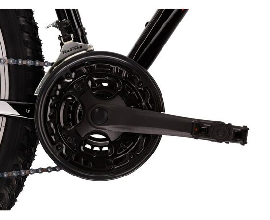 Bicicleta KROSS Hexagon 2.0 V-brake 26" negru/portocaliu/gri S, Dimensiune roata: 26 inch, Marime cadru: S, Culoare: negru/portocaliu/gri, 2 image