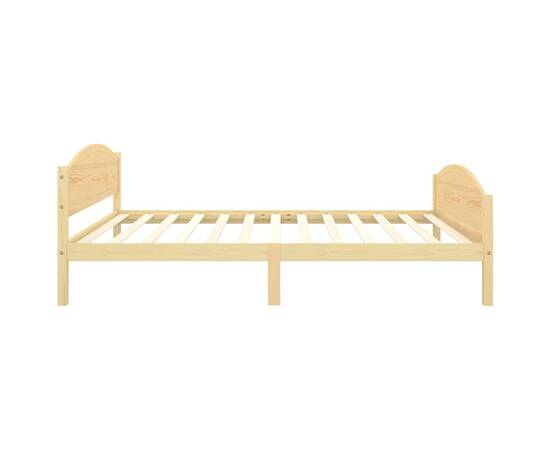 Cadru de pat, 120x200 cm, lemn masiv de pin, 5 image