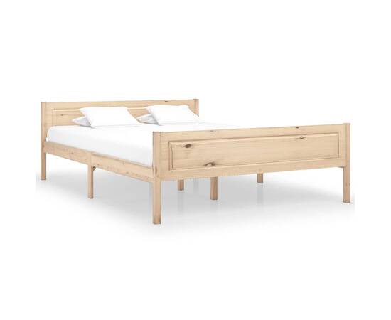 Cadru de pat, 140x200 cm, lemn de pin masiv