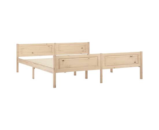 Cadru de pat, 180x200 cm, lemn de pin masiv, 2 image