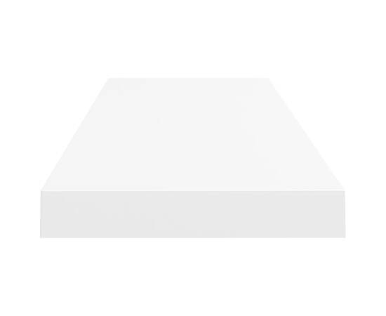 Raft de perete suspendat, alb, 80x23,5x3,8 cm, mdf, 5 image