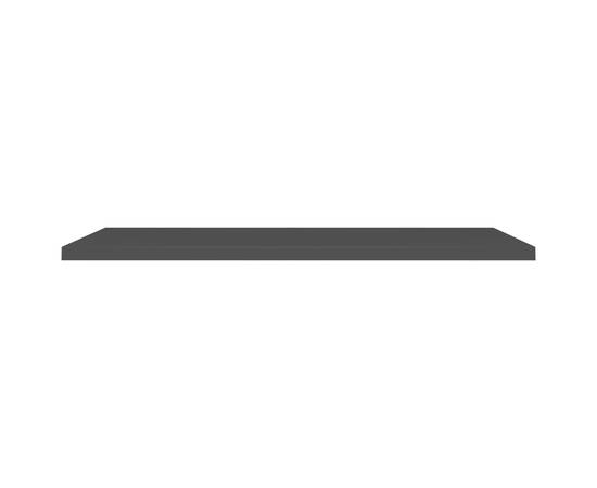 Raft de perete suspendat, negru, 120x23,5x3,8 cm, mdf, 4 image