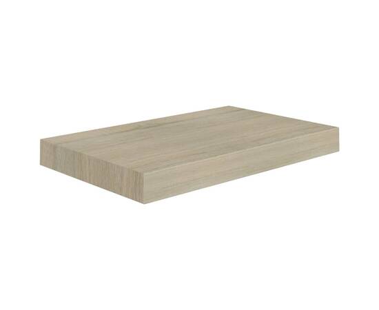 Rafturi de perete suspendate, 4 buc., stejar, 40x23x3,8 cm, mdf, 4 image