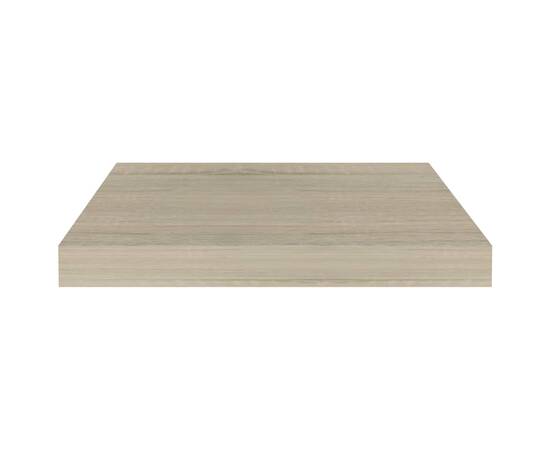 Rafturi de perete suspendate, 4 buc., stejar, 40x23x3,8 cm, mdf, 5 image