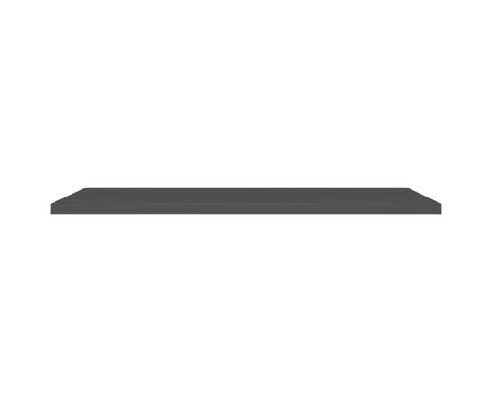Rafturi de perete suspendate 2 buc., negru 120x23,5x3,8 cm, mdf, 5 image
