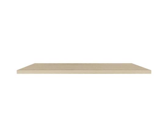 Rafturi perete suspendate, 2 buc., stejar, 120x23,5x3,8 cm, mdf, 5 image