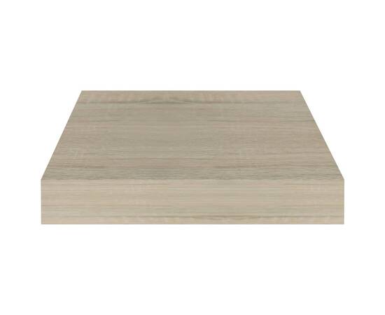 Rafturi perete suspendate, 4 buc., stejar, 23x23,5x3,8 cm, mdf, 5 image