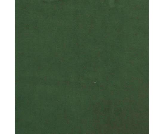 Scaune de bucătărie, 4 buc., verde închis, catifea, 3 image