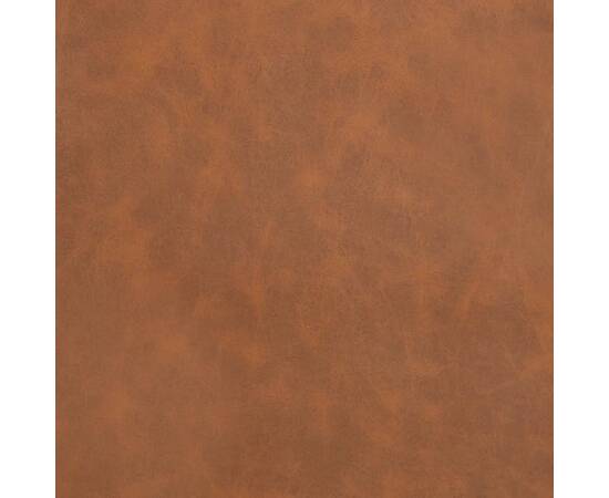 Scaun tip consolă, maro mat, piele ecologică, 2 image
