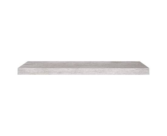 Rafturi de perete suspendate,2 buc,gri beton,80x23,5x3,8 cm,mdf, 5 image