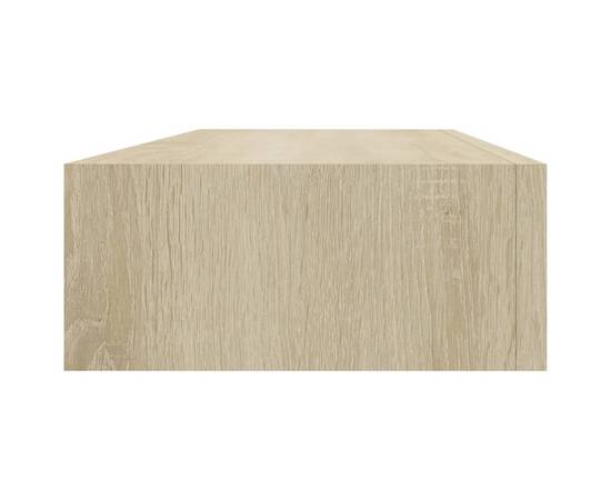 Dulap de perete cu sertar, stejar, 60x23,5x10 cm, mdf, 5 image
