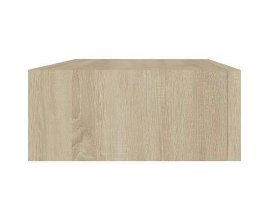 Dulapuri de perete cu sertar, 2 buc., stejar, 40x23,5x10 cm mdf, 6 image