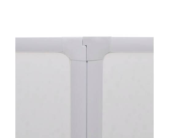 Paravan pliabil baie 7 panouri 140 x 168 cm cu suport de prosop, 4 image