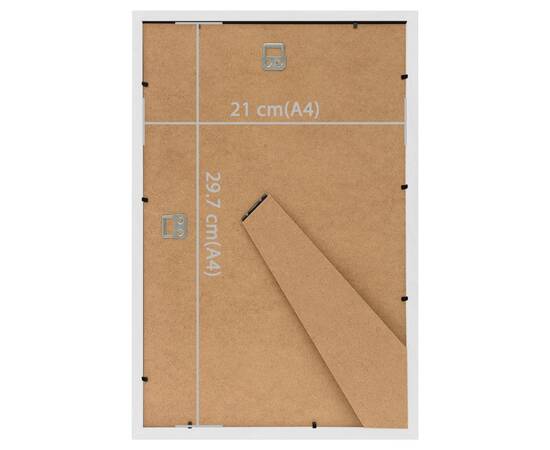 Rame foto colaj pentru perete/masă, 3 buc. alb, 21x29,7 cm, mdf, 8 image