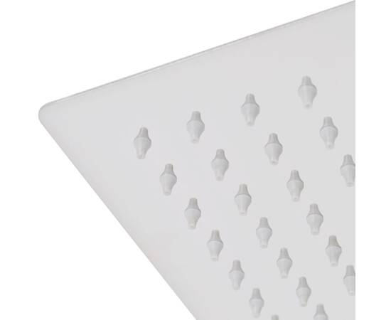 Cap de duș dreptunghiular tip ploaie, oțel inoxidabil, 30x50 cm, 5 image
