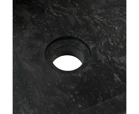 Chiuvetă, negru, 45 x 30 x 12 cm, marmură, 7 image