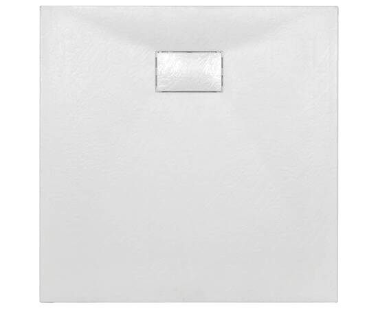 Cădiță de duș, alb, 80 x 80 cm, smc, 5 image