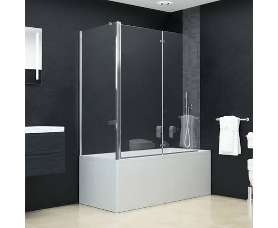 Cabină de duș dublu-pliabilă, 120 x 68 x 130 cm, esg