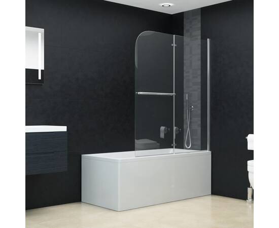 Cabină de duș pliabilă, 2 panouri, 120 x 140 cm, esg, 2 image