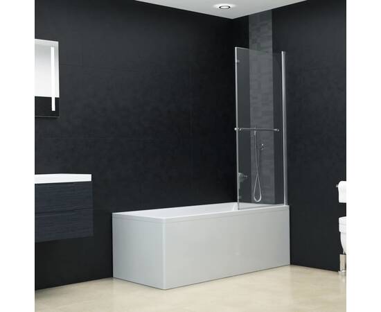 Cabină de duș pliabilă, 2 panouri, 95 x 140 cm, esg, 3 image