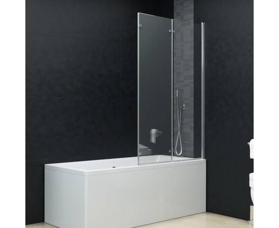 Cabină de duș pliabilă, 3 panouri, 130 x 138 cm, esg, 3 image