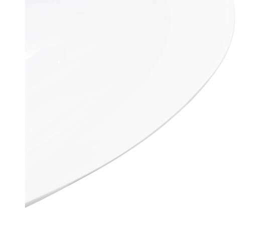 Chiuvetă, alb, 59,3 x 35,1 x 10,7 cm, compozit mineral/marmură, 6 image