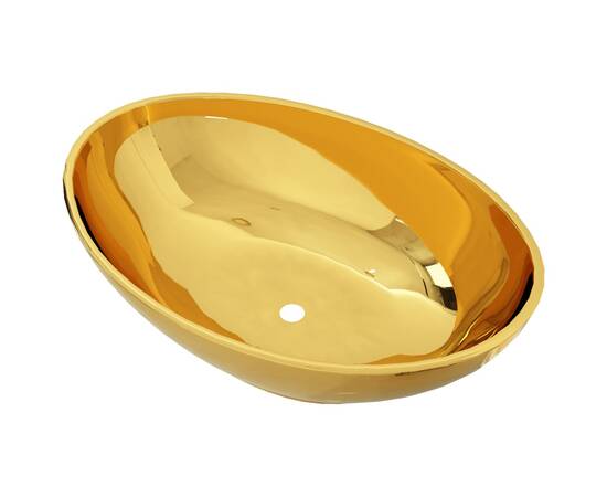 Chiuvetă, auriu, 40x33x13,5 cm, ceramică, 2 image