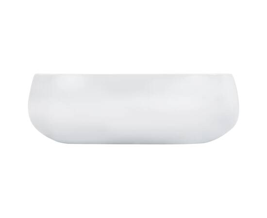 Chiuvetă de baie, alb, 44,5x39,5x14,5 cm, ceramică, 4 image