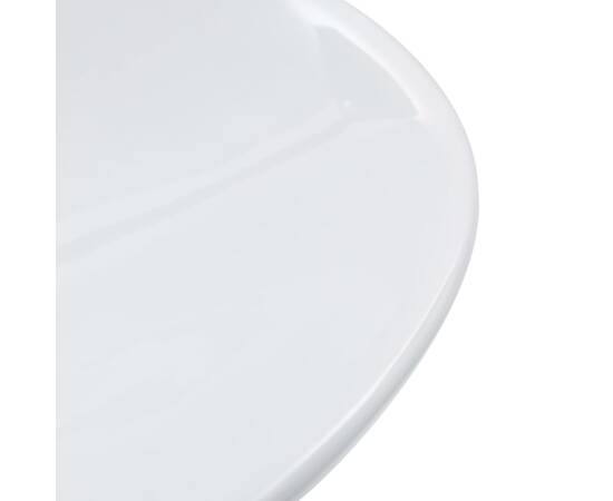 Chiuvetă de baie, alb, 58,5 x 39 x 14 cm, ceramică, 5 image