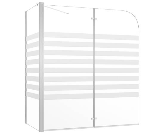 Cabină de baie, 120 x 68 x 130 cm, benzi din sticlă securizată, 2 image