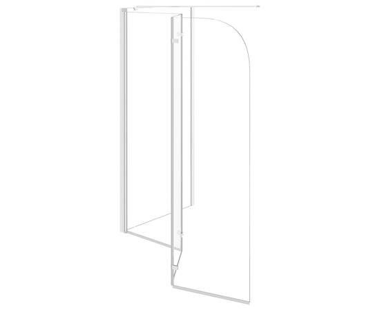 Cabină de baie, 120x69x130 cm, sticlă securizată, transparent, 9 image