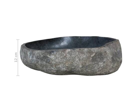 Chiuvetă din piatră de râu, 30-37 cm, oval, 5 image