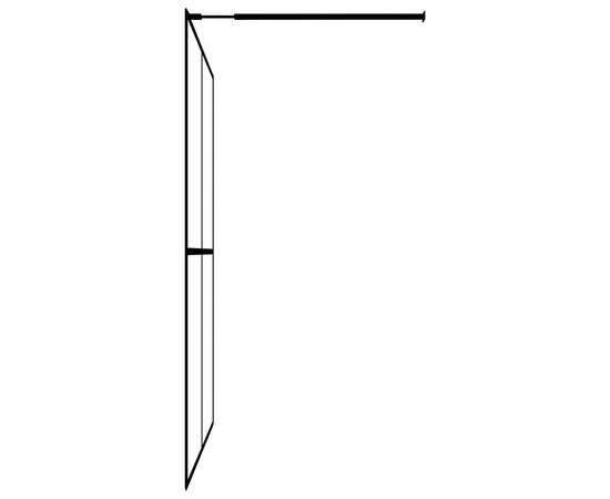 Paravan de duș walk-in, 100x195 cm, sticlă securizată mată, 4 image