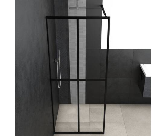 Paravan duș walk-in, 100x195 cm, sticlă securizată transparentă, 3 image