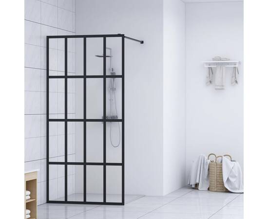 Paravan duș walk-in, 118x190 cm, sticlă securizată transparentă