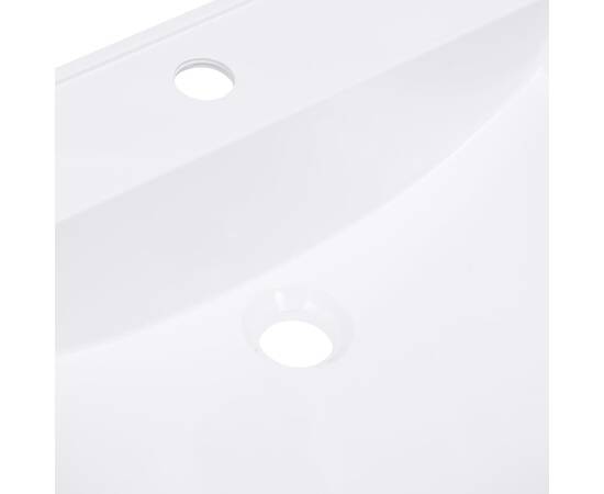 Chiuvetă încorporată, alb, 800 x 460 x 130 mm, smc, 6 image