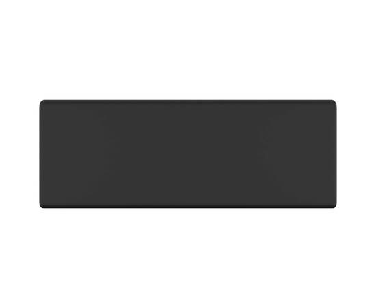 Chiuvetă lux cu preaplin negru mat, 41x41 cm, ceramică, pătrat, 3 image