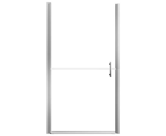 Ușă de duș, 81 x 195 cm, sticlă securizată mată, 3 image