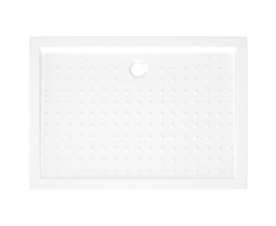 Cădiță de duș cu puncte, alb, 70x100x4 cm, abs, 5 image