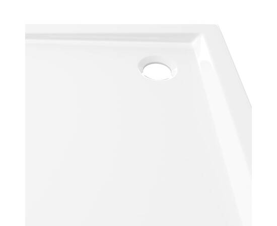 Cădiță de duș pătrată din abs, alb, 80x80 cm, 6 image