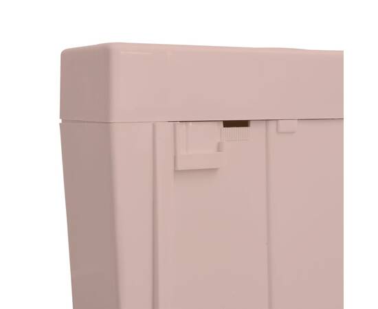Rezervor de toaletă, roz somon, 3/6 l, 4 image
